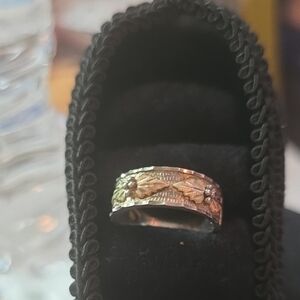 Gold and Silver Men's Ring